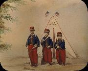 unknow artist Three Boys in Zouave Costume Sweden oil painting reproduction